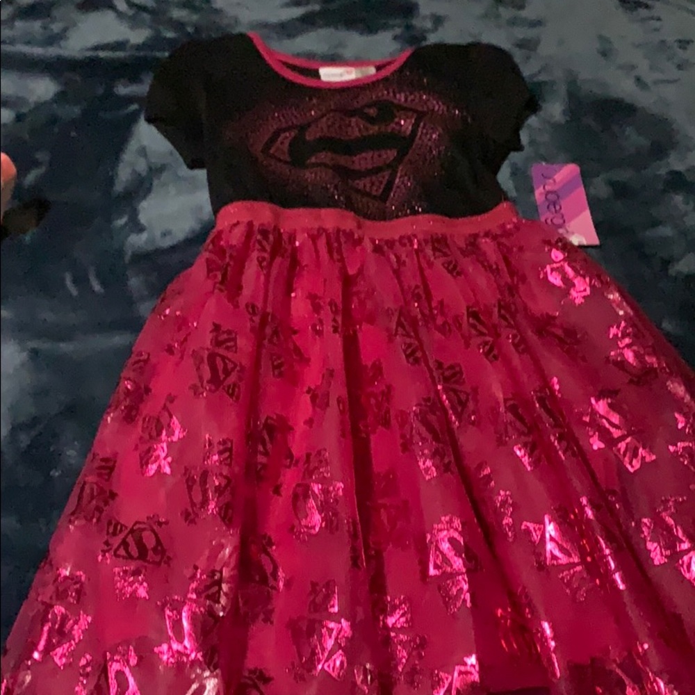 Girls supergirl dress👗